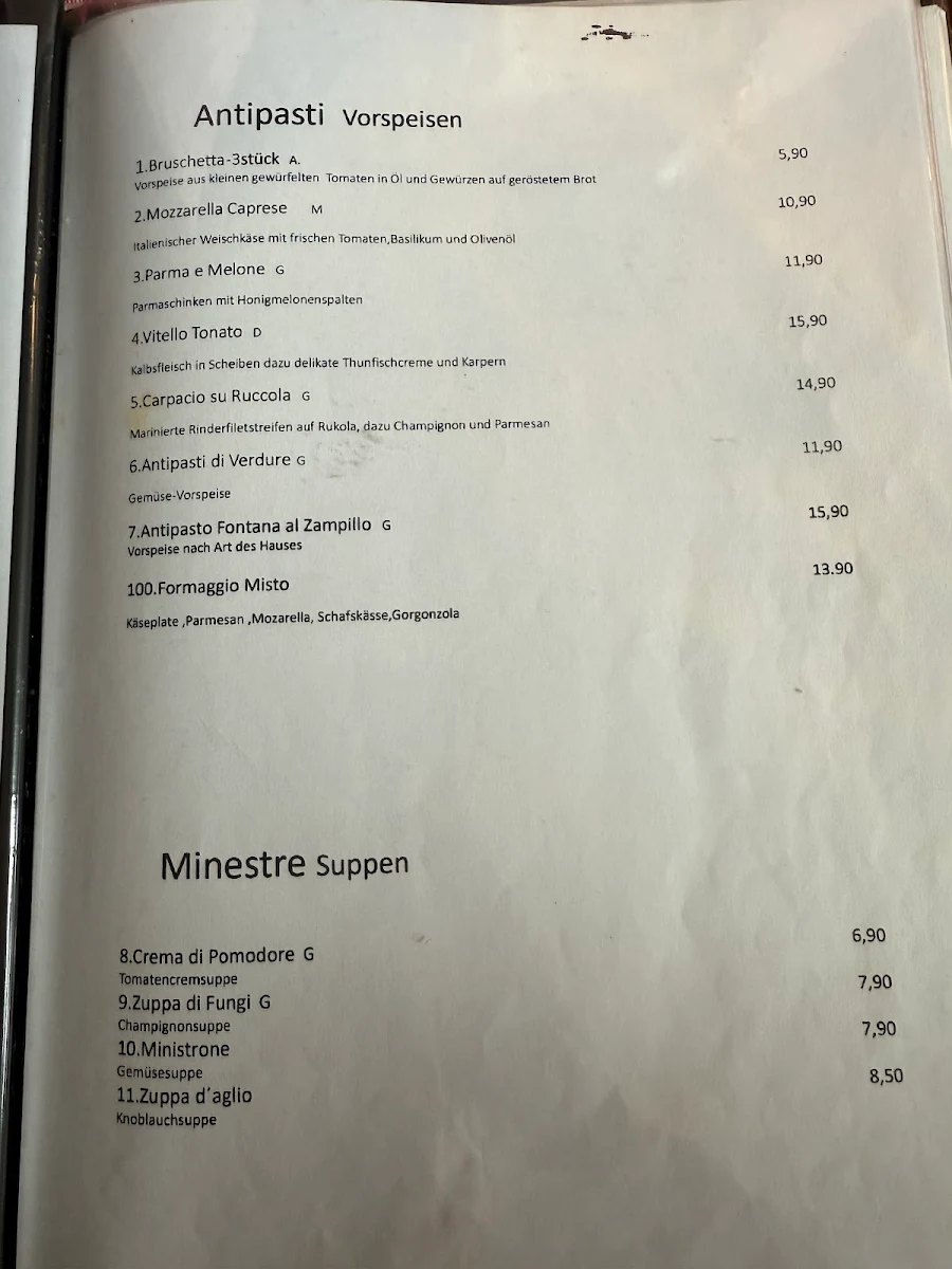 Speisekarte photo 2