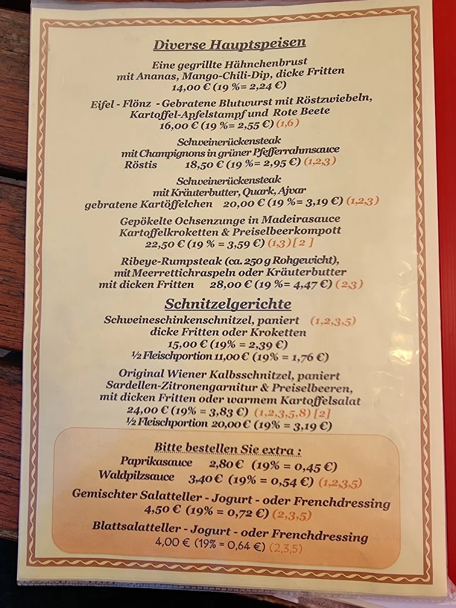 Speisekarte photo 3