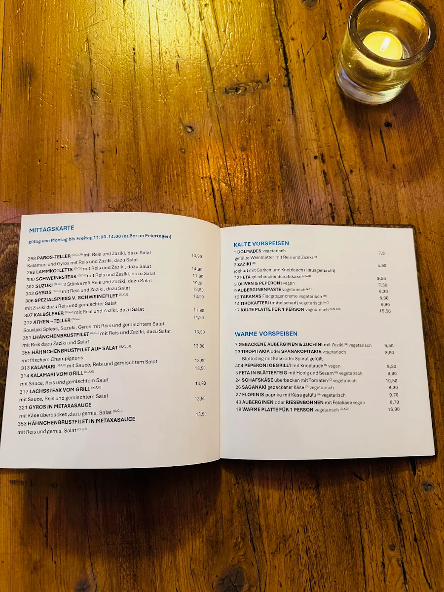 Speisekarte photo 2