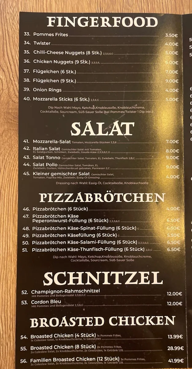 Speisekarte photo 2