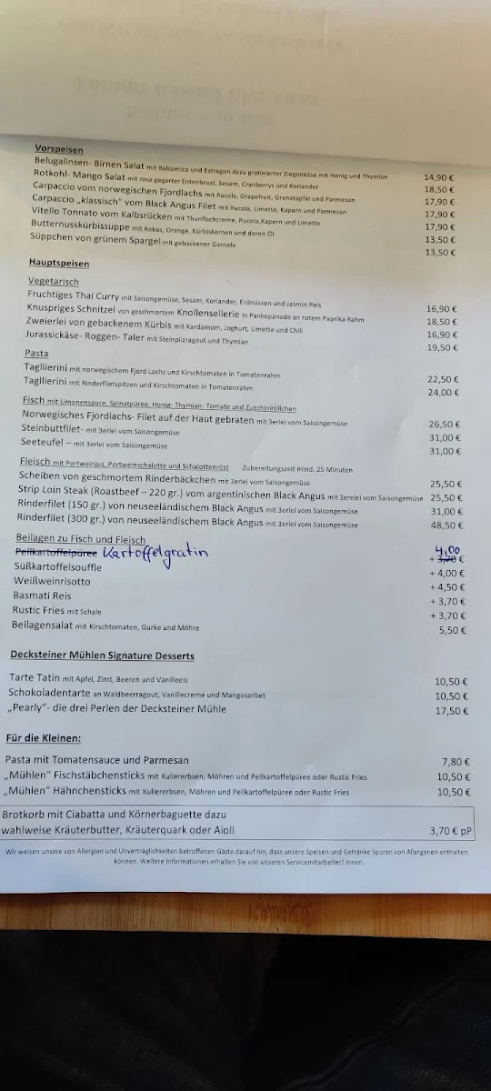 Speisekarte photo 4