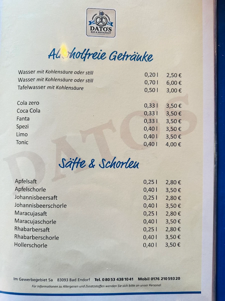Speisekarte photo 3