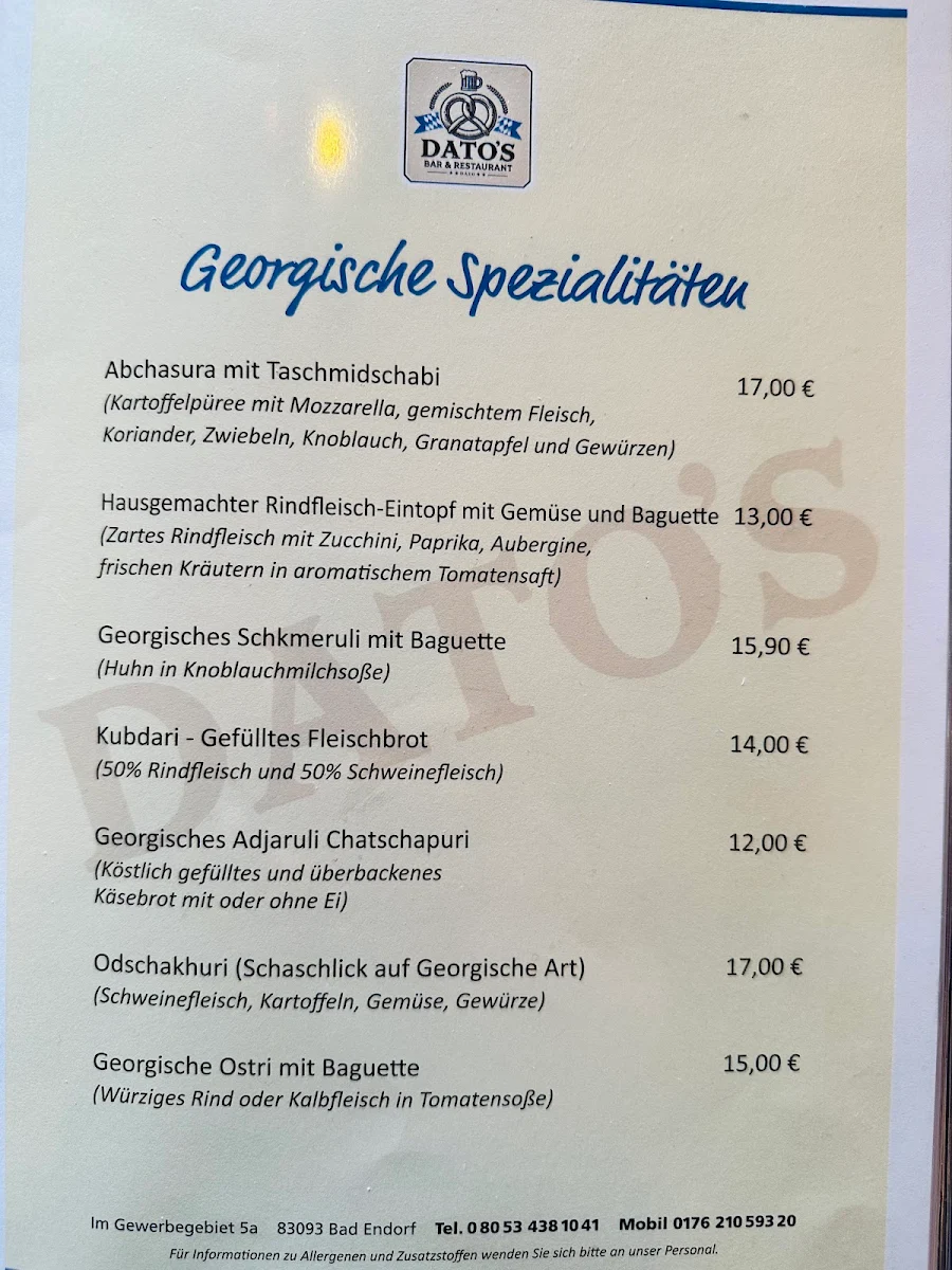 Speisekarte photo 4