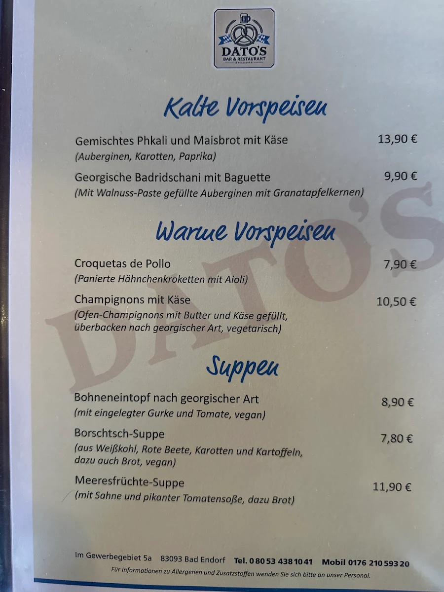 Speisekarte photo 5
