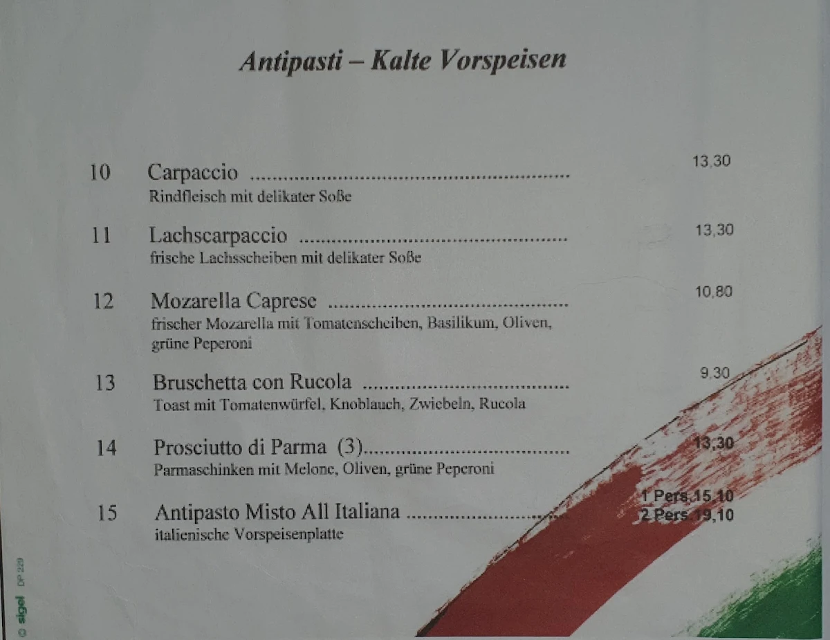 Speisekarte photo 5