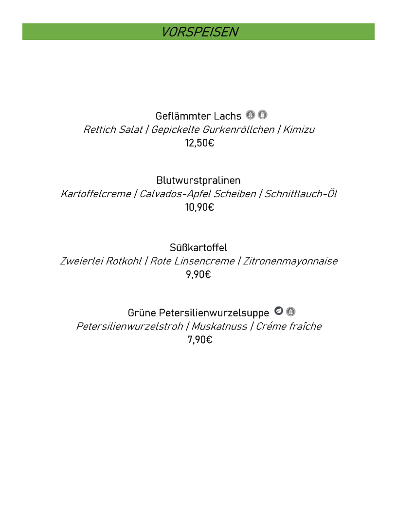 Speisekarte photo 6