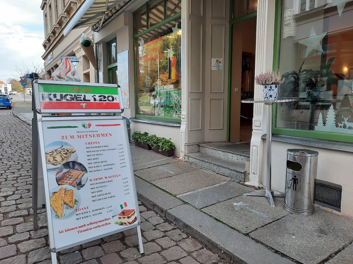 Speisekarte, Gelateria Italiana Meissen