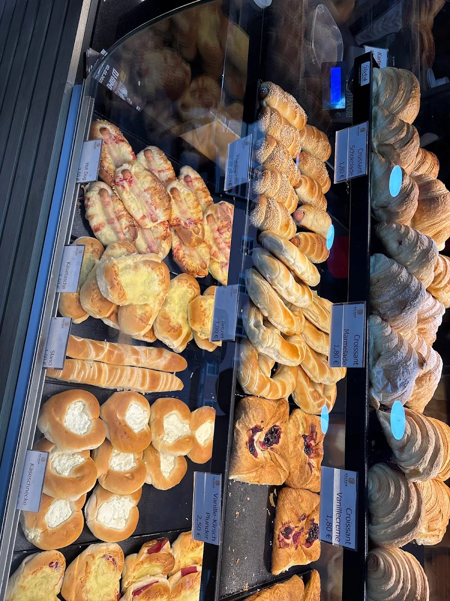 Speisekarte, Balkan Bäckerei BB