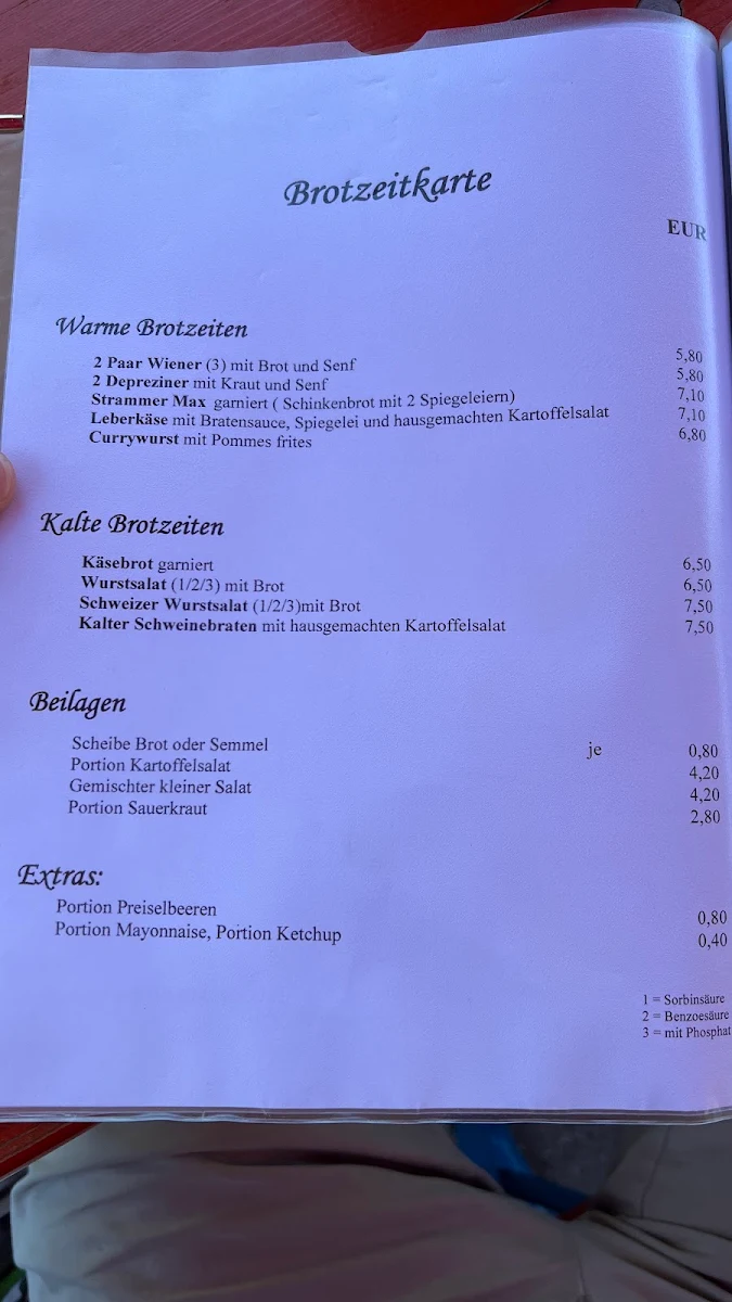 Speisekarte photo 5