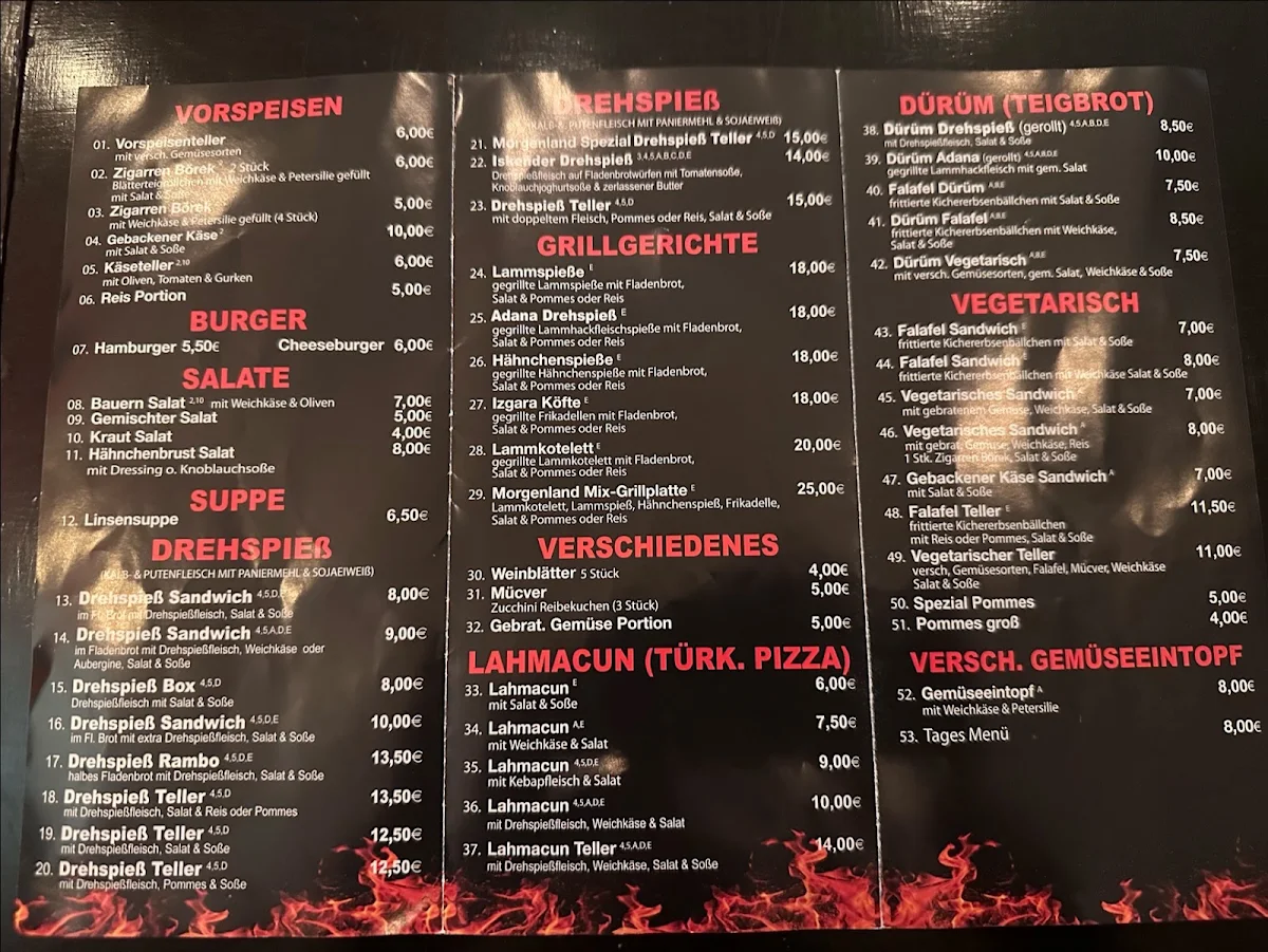 Speisekarte photo 1