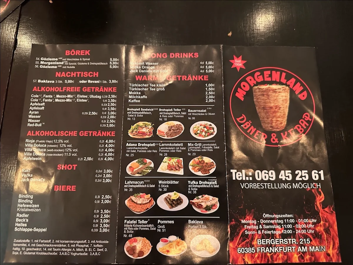 Speisekarte photo 2