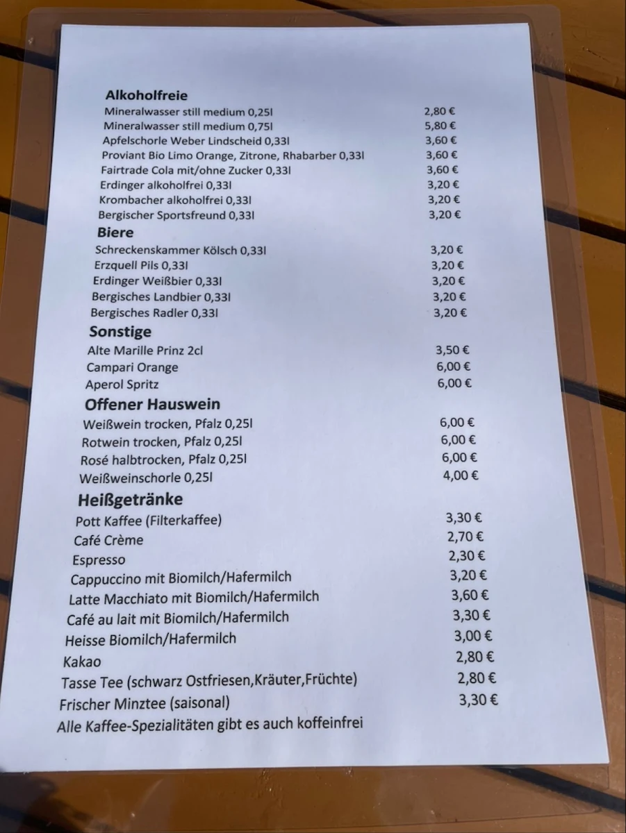 Speisekarte photo 1
