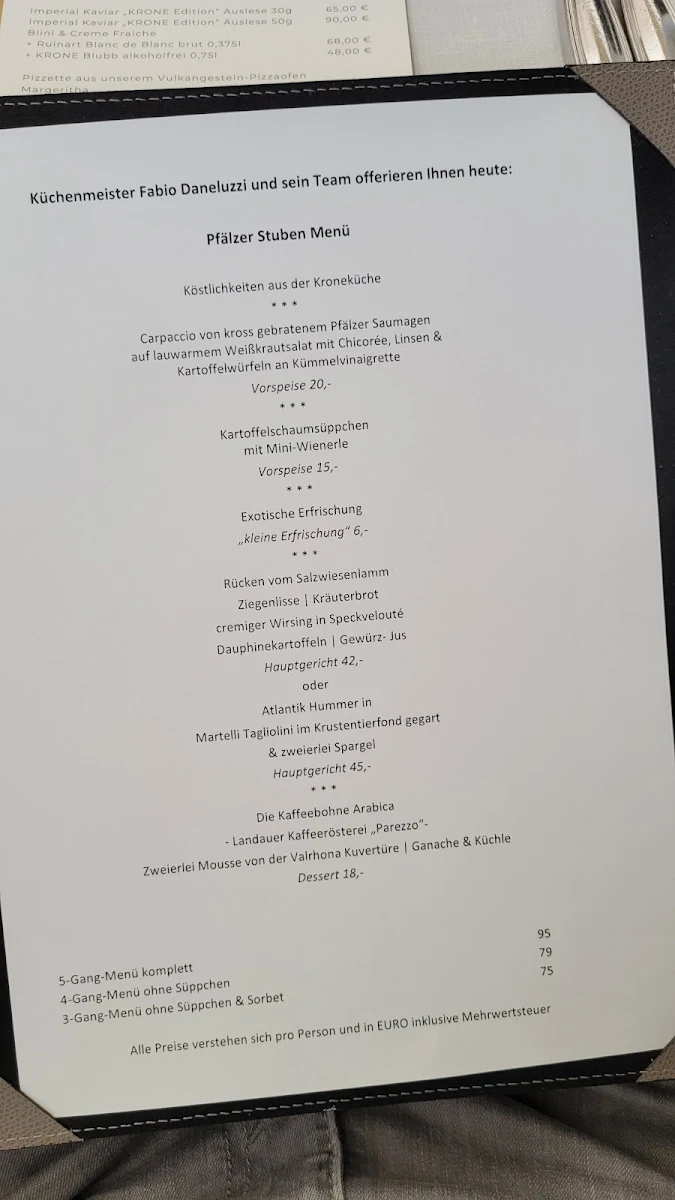 Speisekarte photo 2