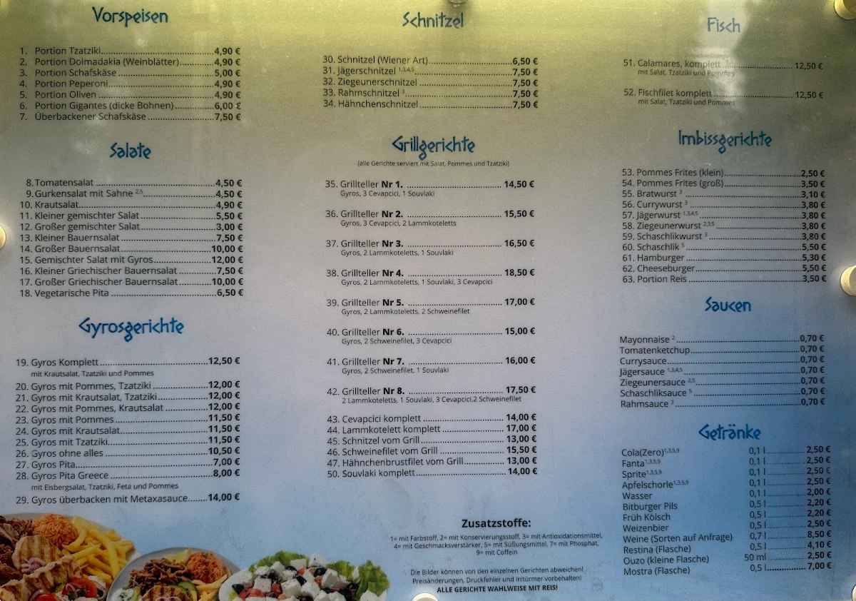 Speisekarte photo 1