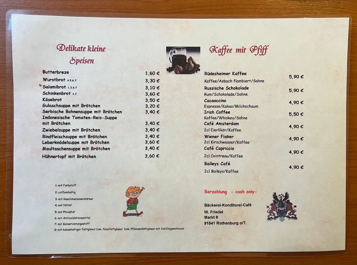 Speisekarte photo 2