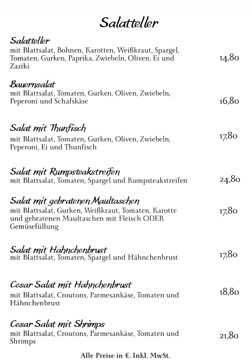 Speisekarte photo 7