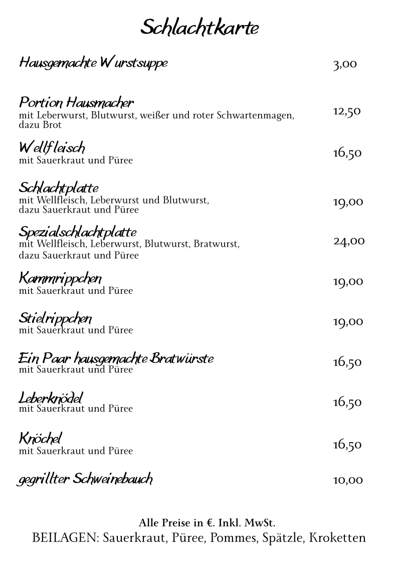 Speisekarte photo 9
