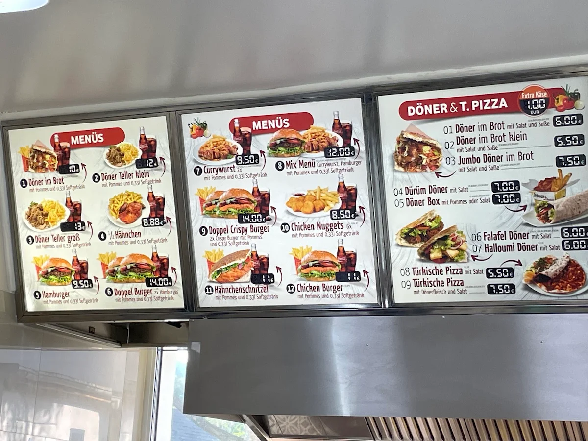 Speisekarte, Neco's Grillhaus