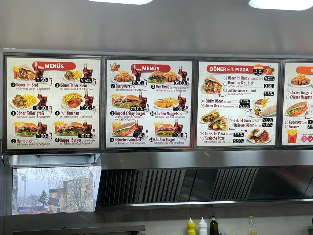 Speisekarte, Neco's Grillhaus
