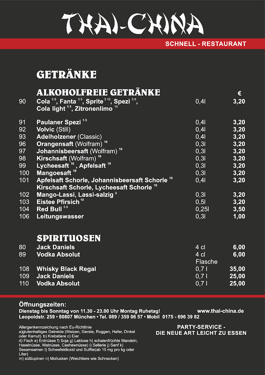 Speisekarte photo 2