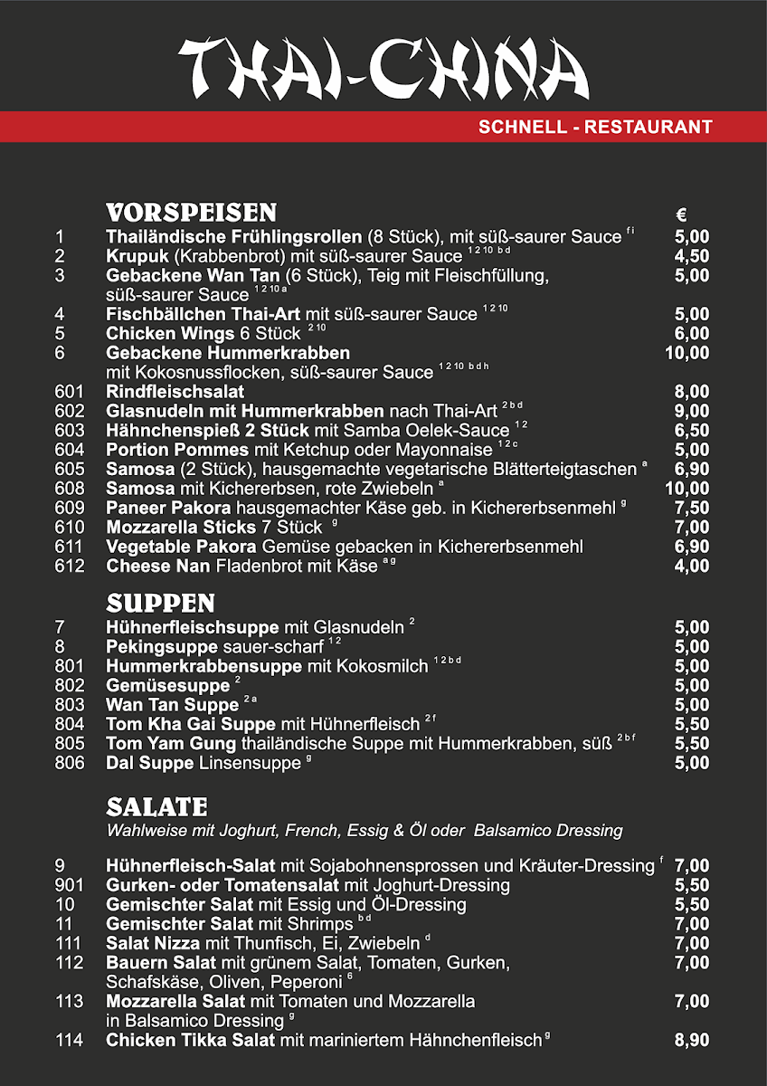 Speisekarte photo 4