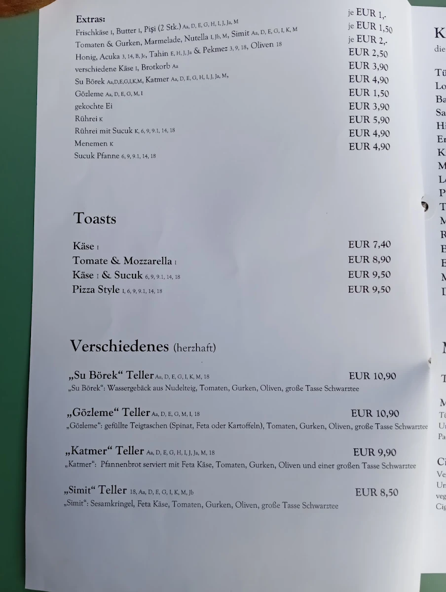 Speisekarte photo 3
