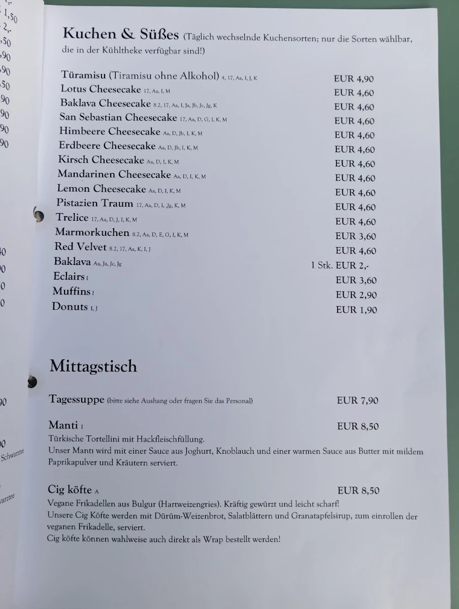 Speisekarte photo 4