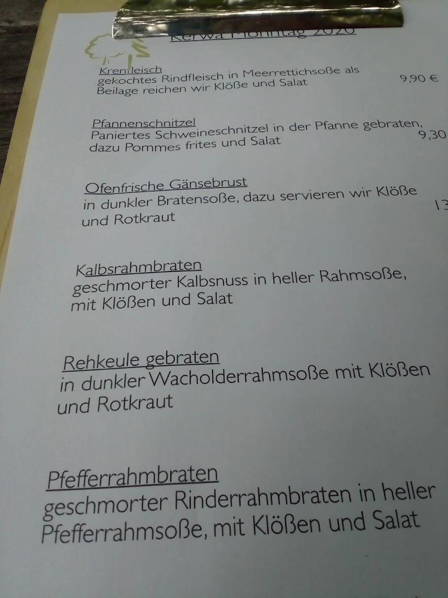 Speisekarte photo 2