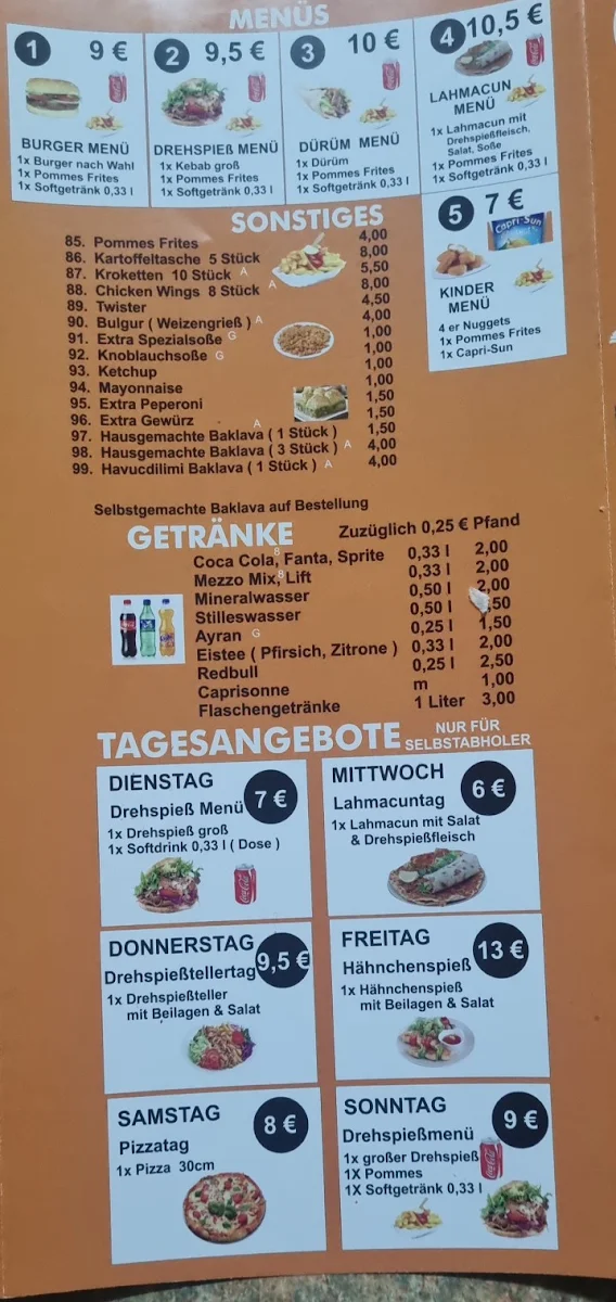 Speisekarte photo 5