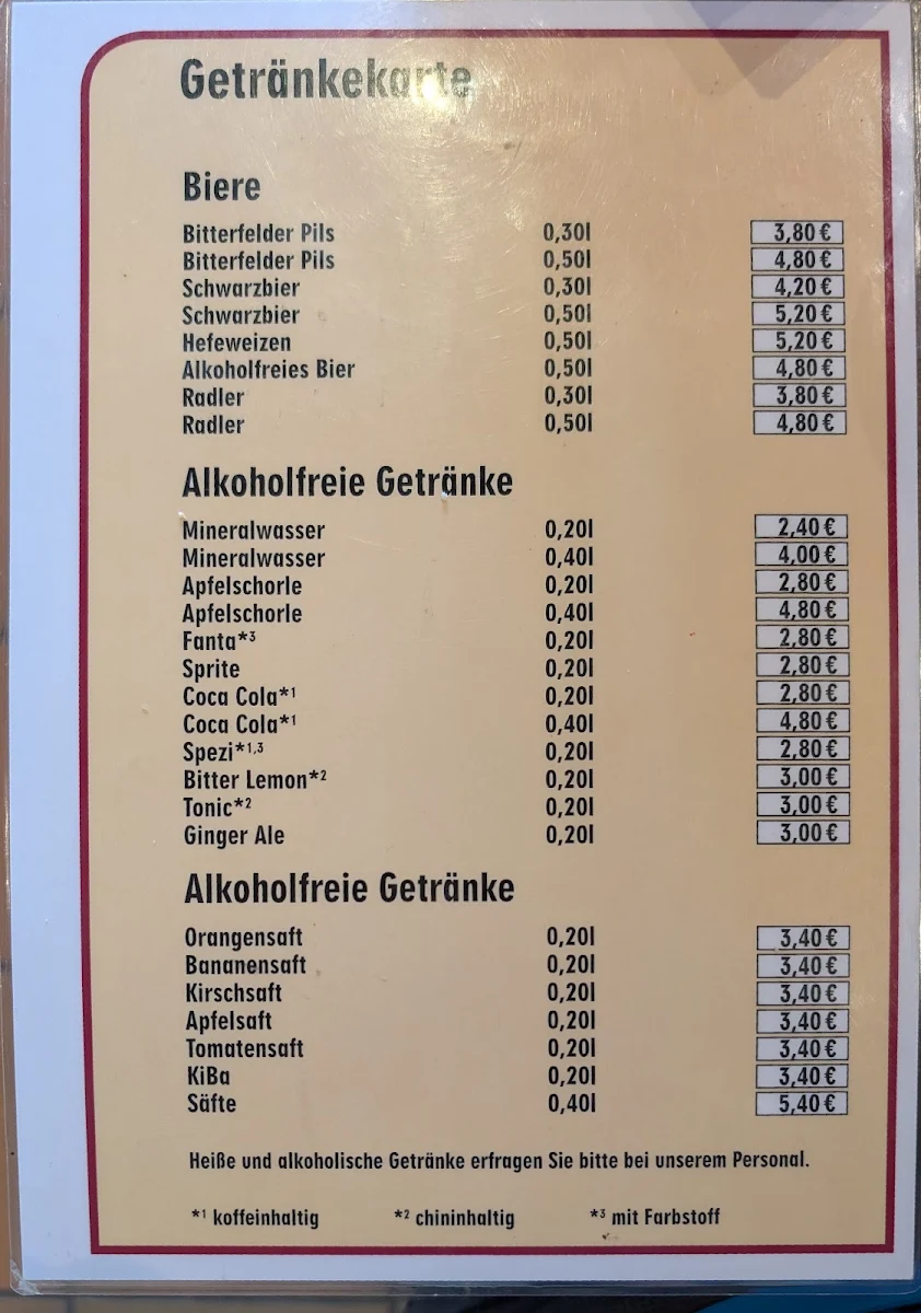 Speisekarte photo 2