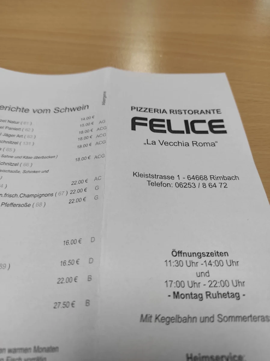 Speisekarte photo 2