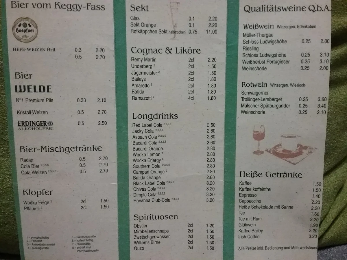 Speisekarte photo 3