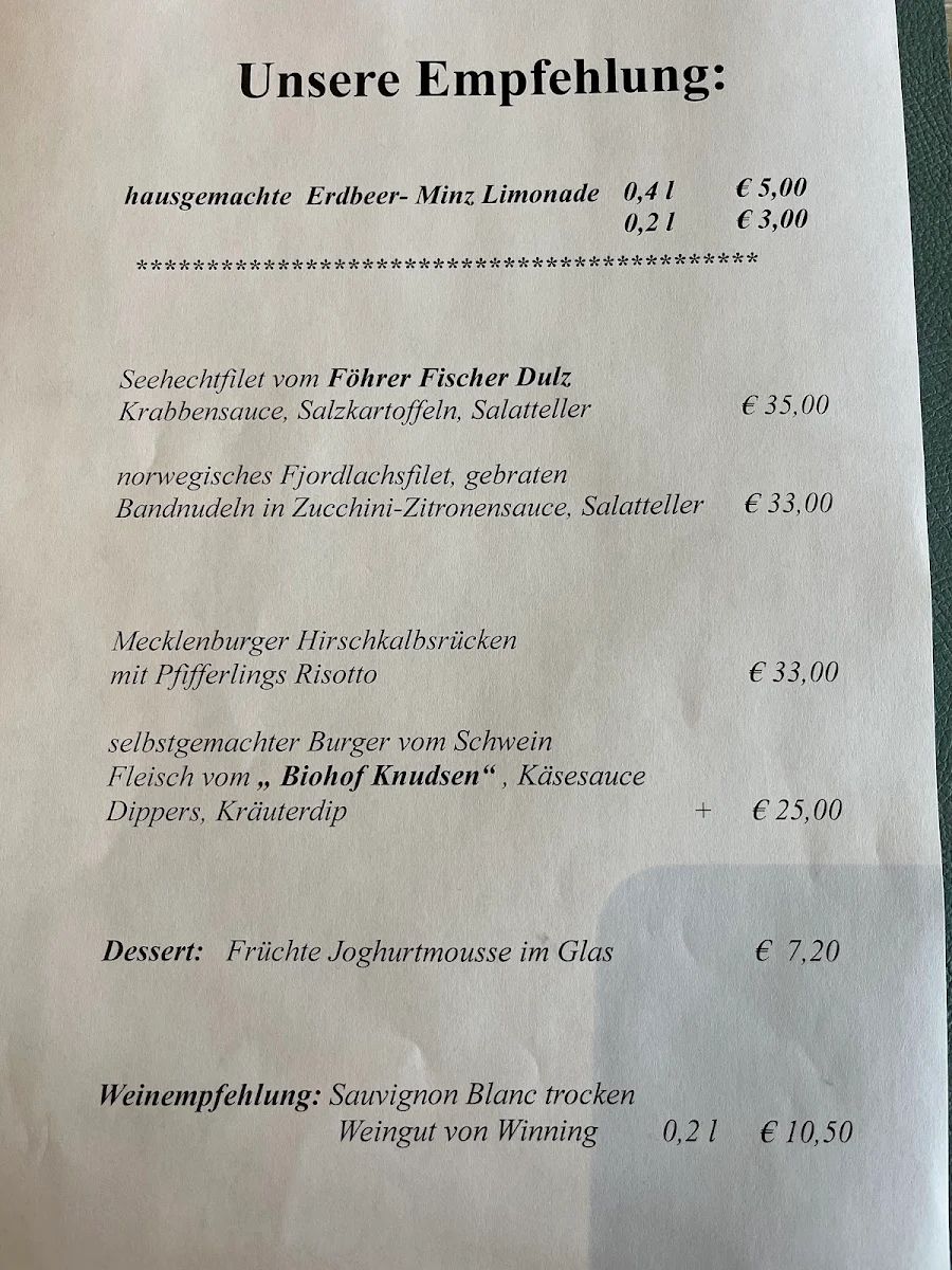 Speisekarte photo 1