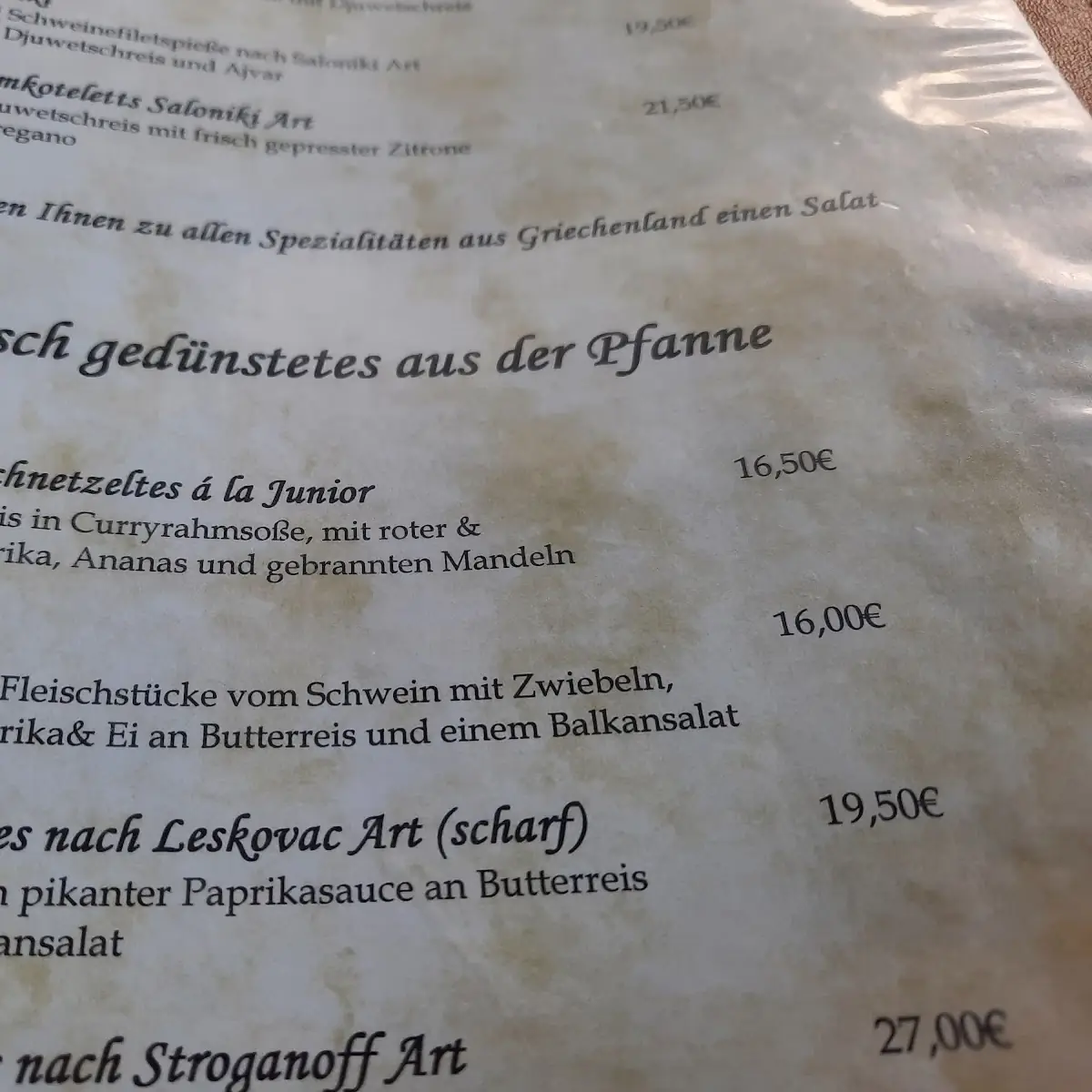 Speisekarte photo 3
