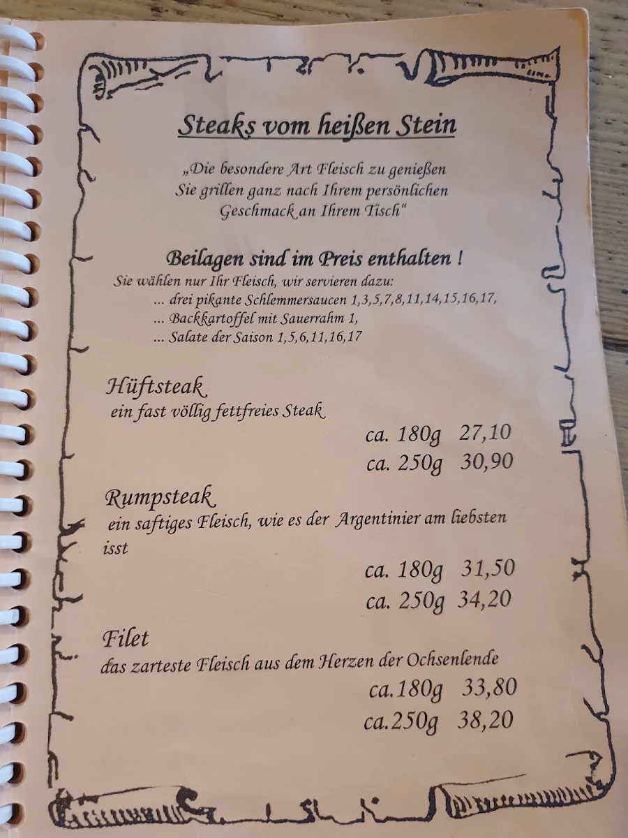 Speisekarte, Die Kartoffel