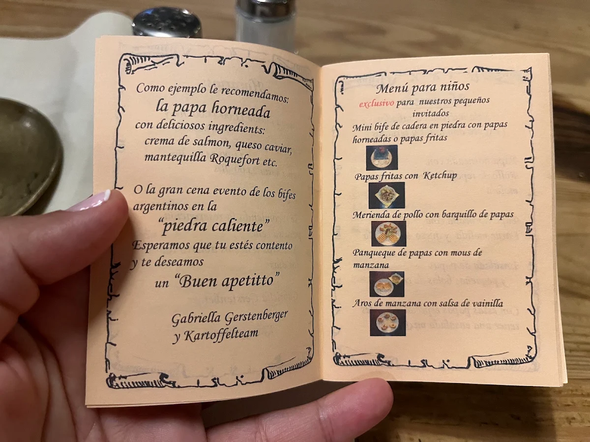 Speisekarte, Die Kartoffel
