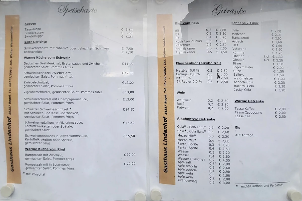 Speisekarte photo 3