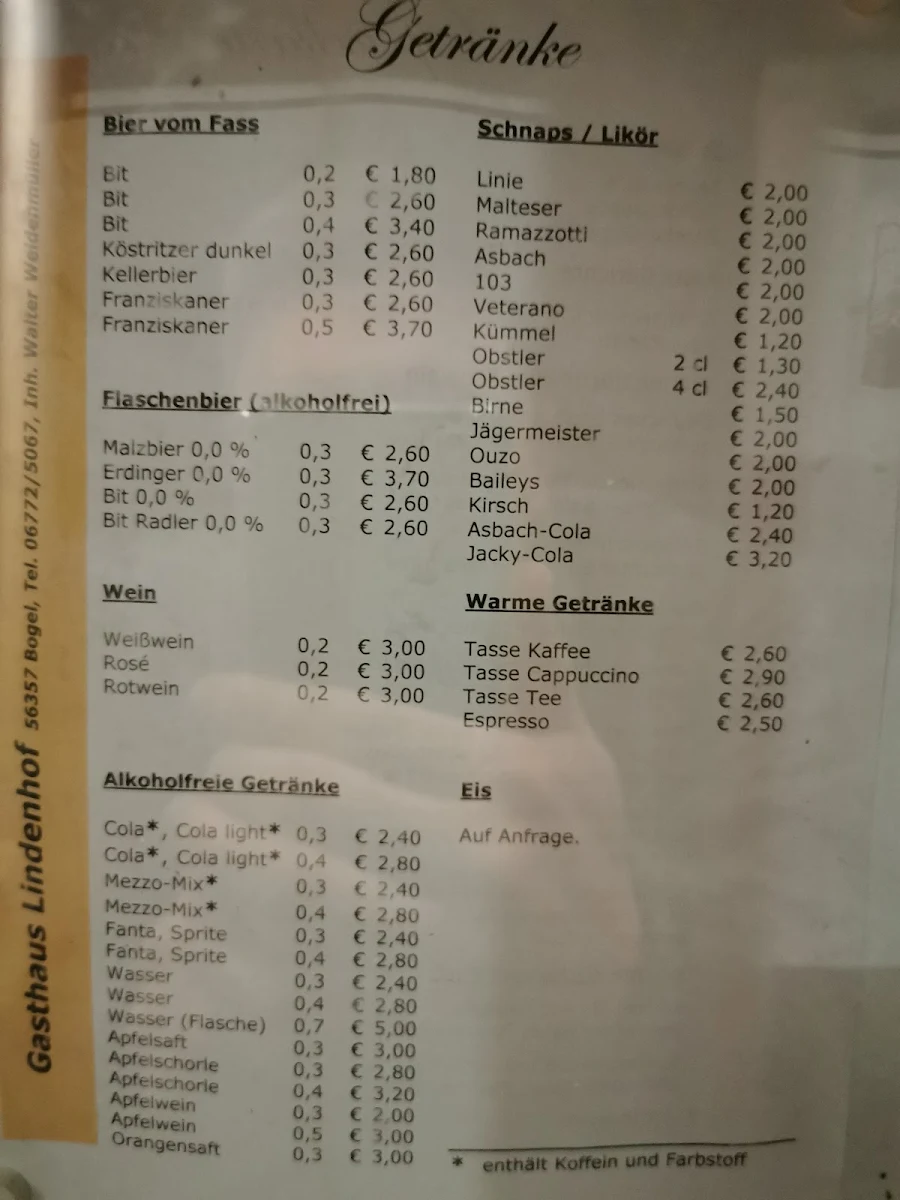Speisekarte photo 6
