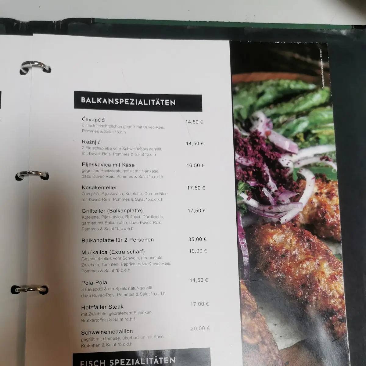 Speisekarte photo 3