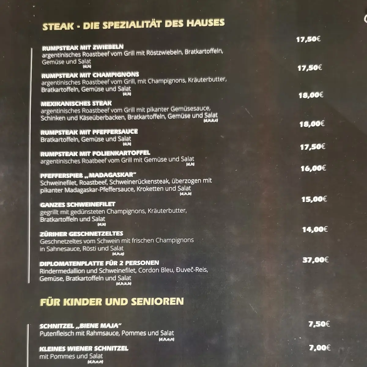 Speisekarte photo 5