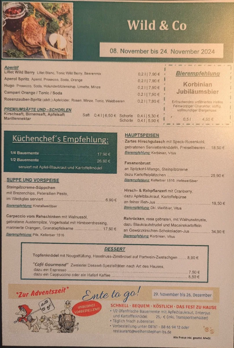 Speisekarte photo 5