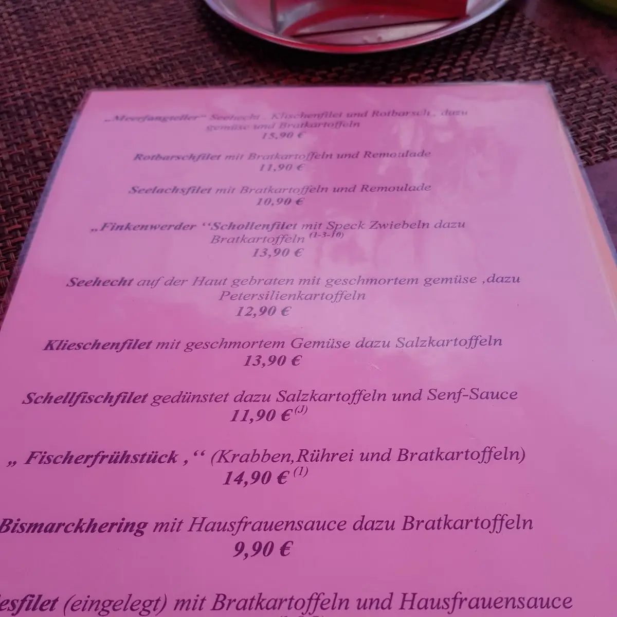 Speisekarte photo 4