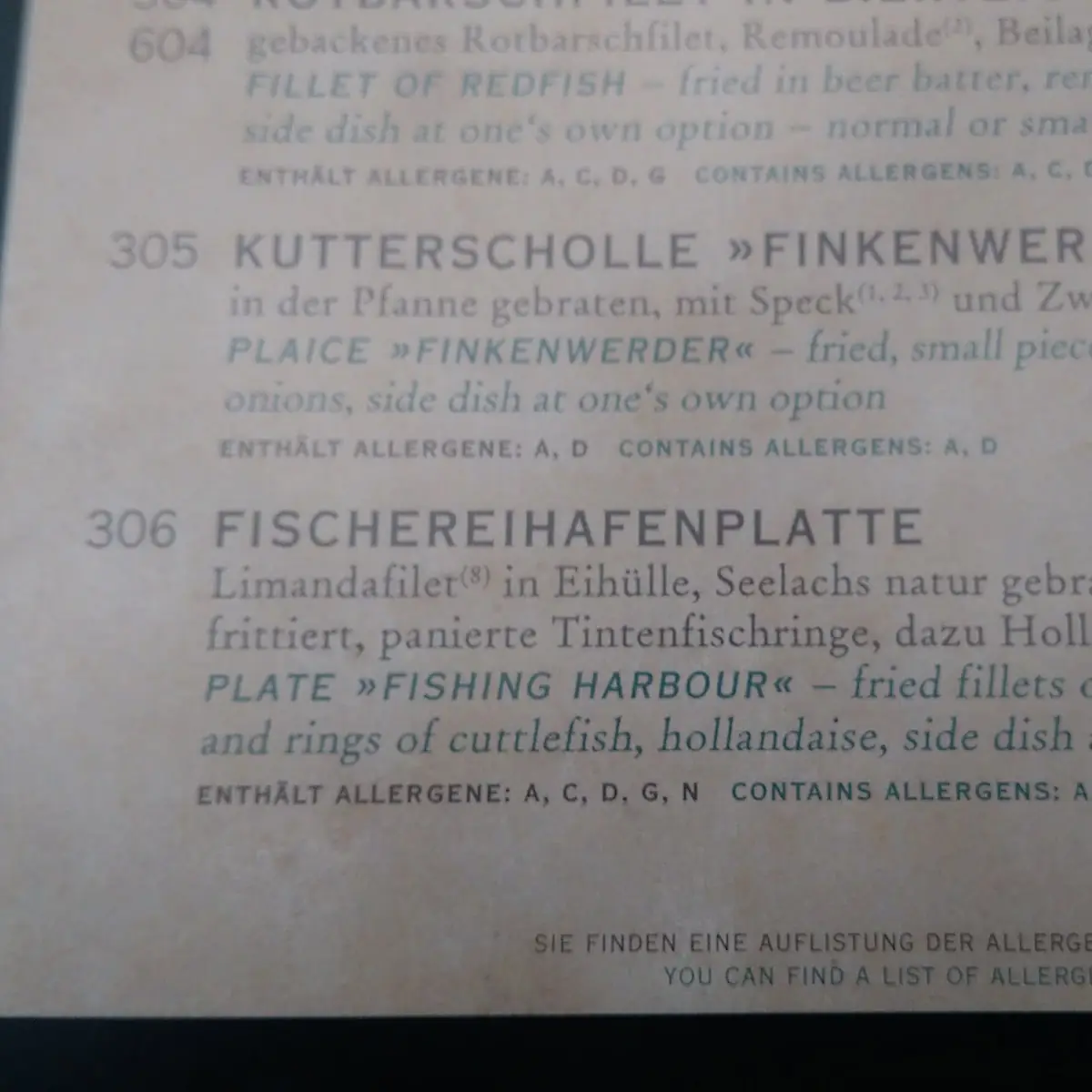 Speisekarte photo 6