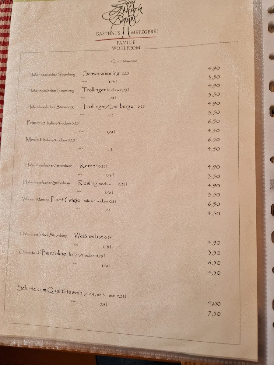 Speisekarte photo 1