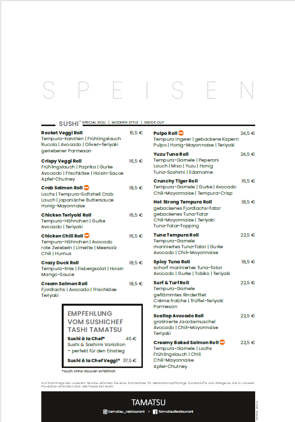 Speisekarte photo 2