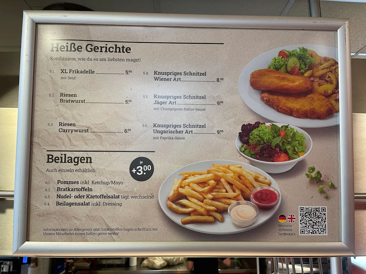 Speisekarte, Petit Bistro