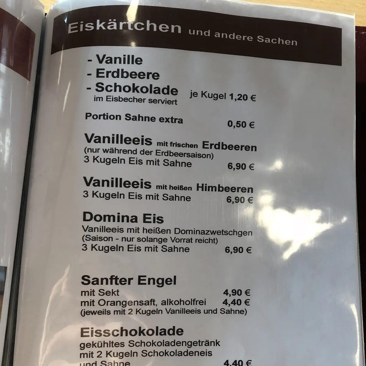 Speisekarte photo 4