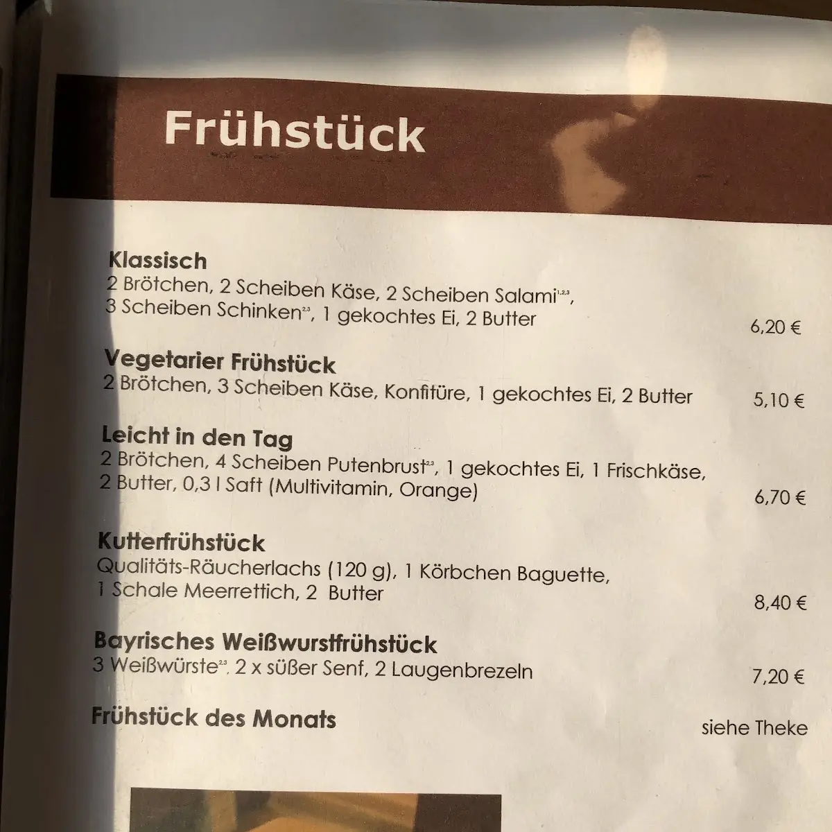 Speisekarte photo 6