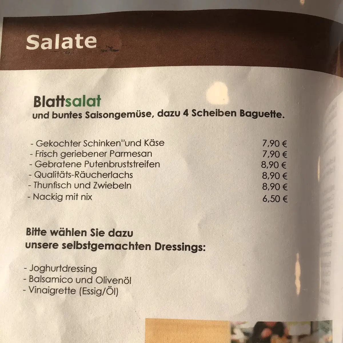 Speisekarte photo 7