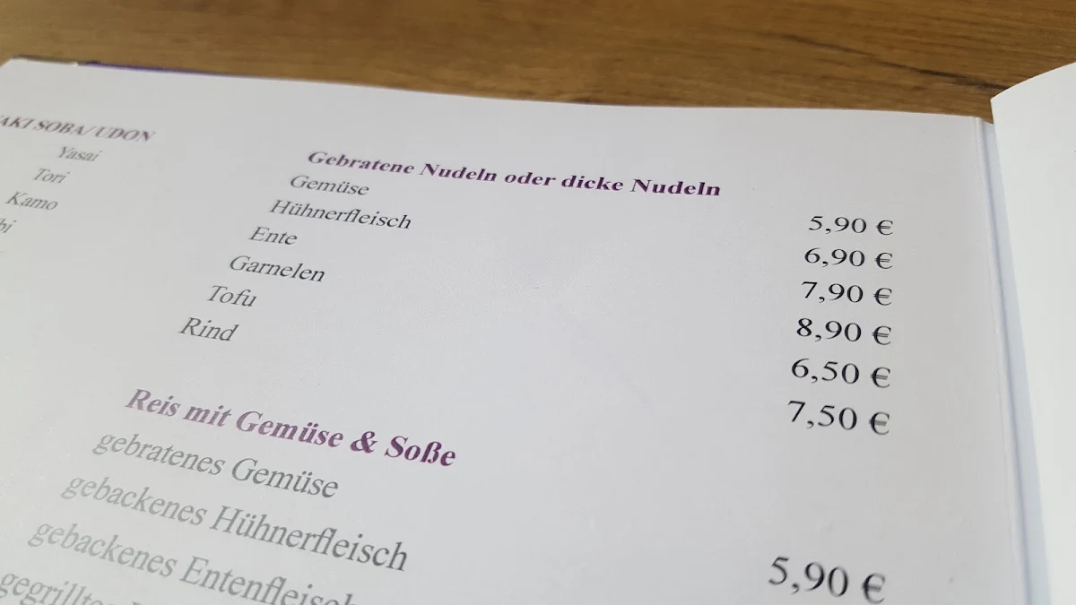 Speisekarte photo 8